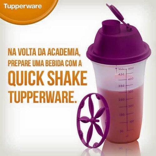Tupperware Quick Shake II 500ml - Ideal para prepara drinks, sucos ...
