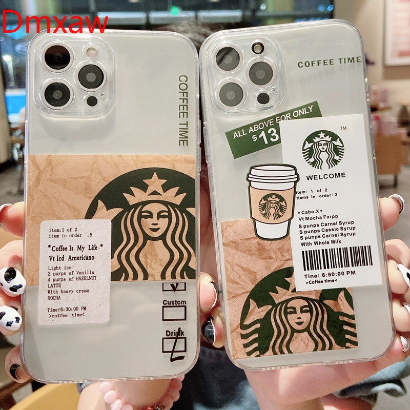 Dad Bog suspicious Capa Flexível Transparente Starbucks Para Xiaomi Redmi 10 9 9A Note 11 10 9  8 7 Pro Max 9s 10 4G 5G 10s 9A K40 K30 K20 | Shopee Brasil