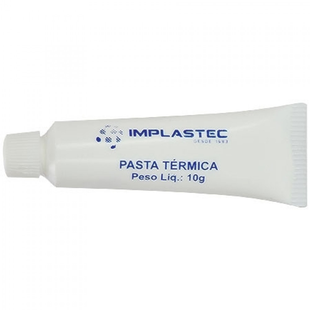 Pasta Térmica 10G de Silicone de alto peso molecular Branca - Bisnaga 10g = UTILIZADA EM termopares