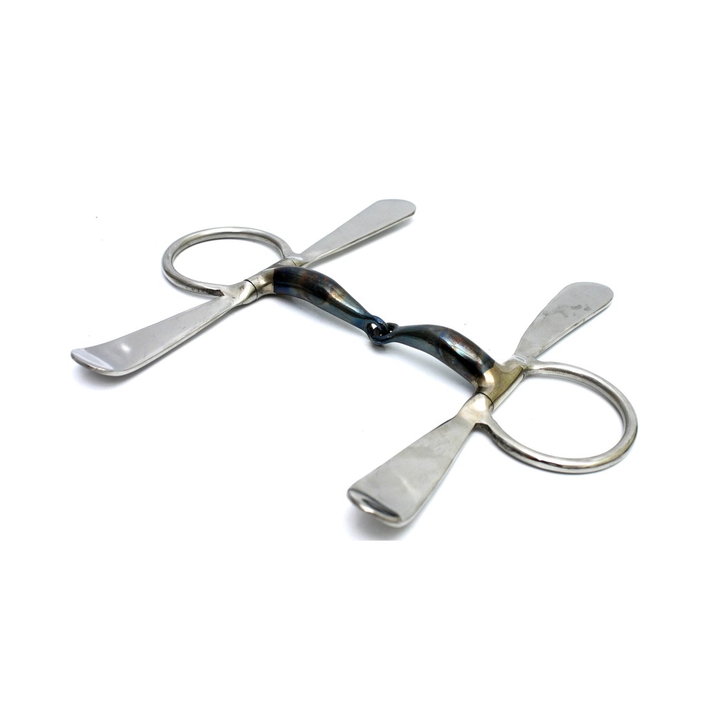 Bridão Tala Inox Bocal De Ferro Grosso