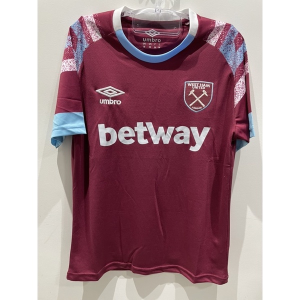 Camisa Do West Ham United I Vermelha Umbro 20222023 Shopee Brasil 