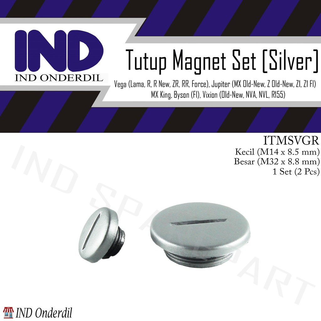Bloco De Prata Grande/Pequeno/Conjunto De Parafusos De Tampa De Tanque Magnético Vixion Novo NVA-NVL-R