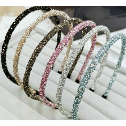 Tiara Pedraria Tubo Strass Linda/tiara de plastico/moda em Oferta na Shopee