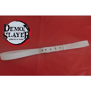 Cinto branco uniforme kimetsu no yaiba - demon slayer - cosplay tanjiro