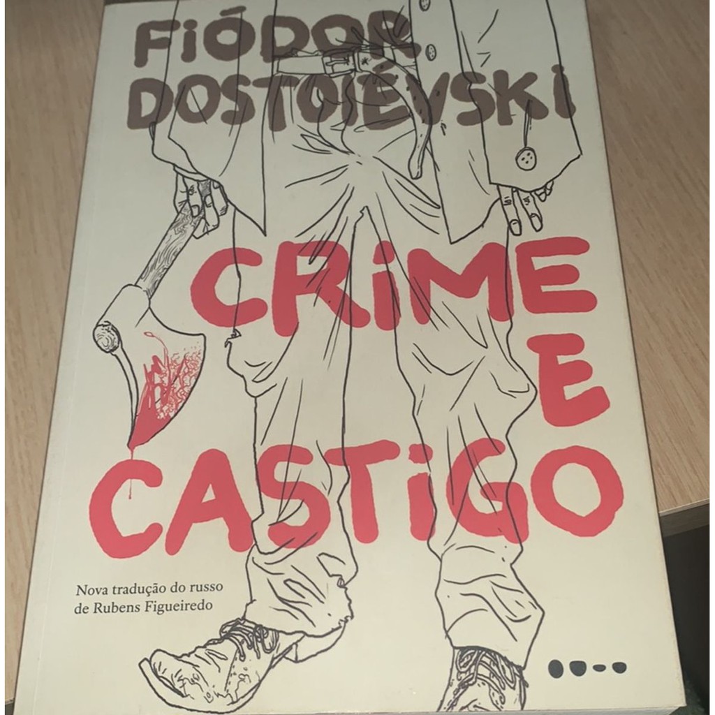 Livro Crime e Castigo de Dostoiévski