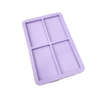 Molde de Silicone para Resina Paleta retângulos - 4 cavidades (3,6 cm) em Oferta na Shopee
