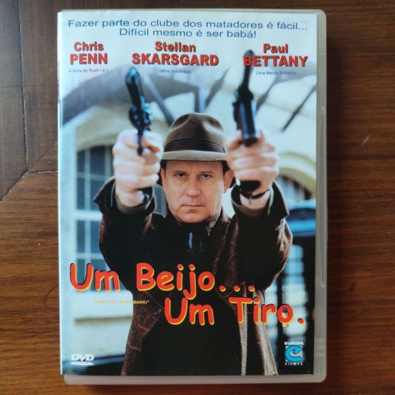 DVD Original Um Beijo... Um Tiro... Chris Penn