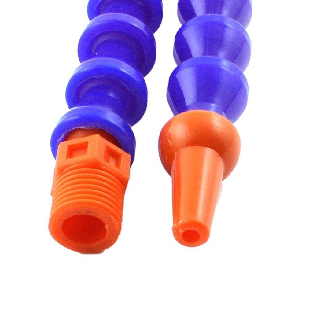 Mangueira Flex p/ Lubrificação - Utilizado em Tornos Máquinas  Fresas CNC - 1/4 30cm - Pitão e Bico