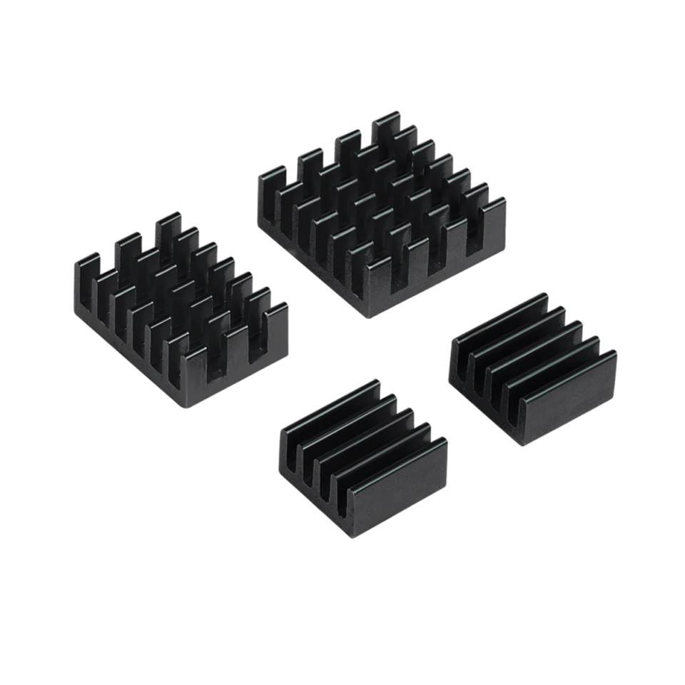 Dissipadores de Calor Anodizado em Alumínio Para Raspberry Pi4.