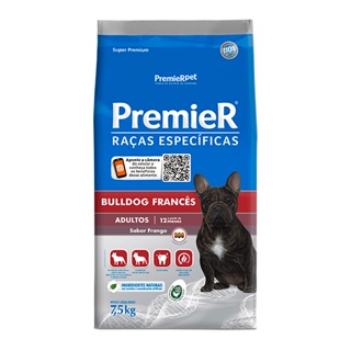Ração Premier Raças Específicas Bulldog Francês para Cães Adultos - 7,5Kg em Oferta na Shopee