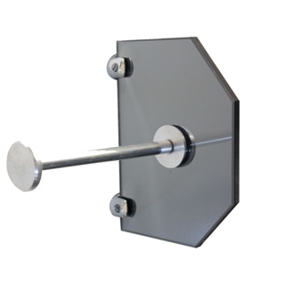 Papeleira Reta de Vidro Fumê em Oferta na Shopee