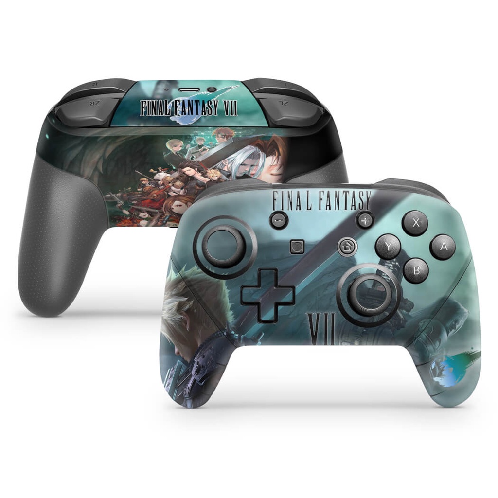 Skin Adesivo Nintendo Switch Pro Controle - Final Fantasy Vii: Remake