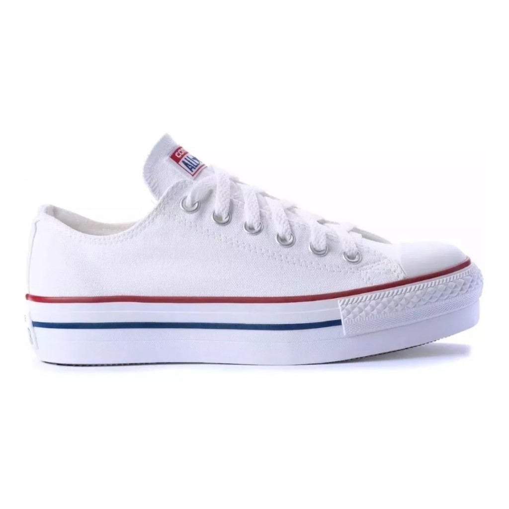 tenis all star branco sola alta