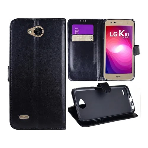 Capa Carteira LG K10 Power Lgm320tv Tela 5,5+pelicula Vidro