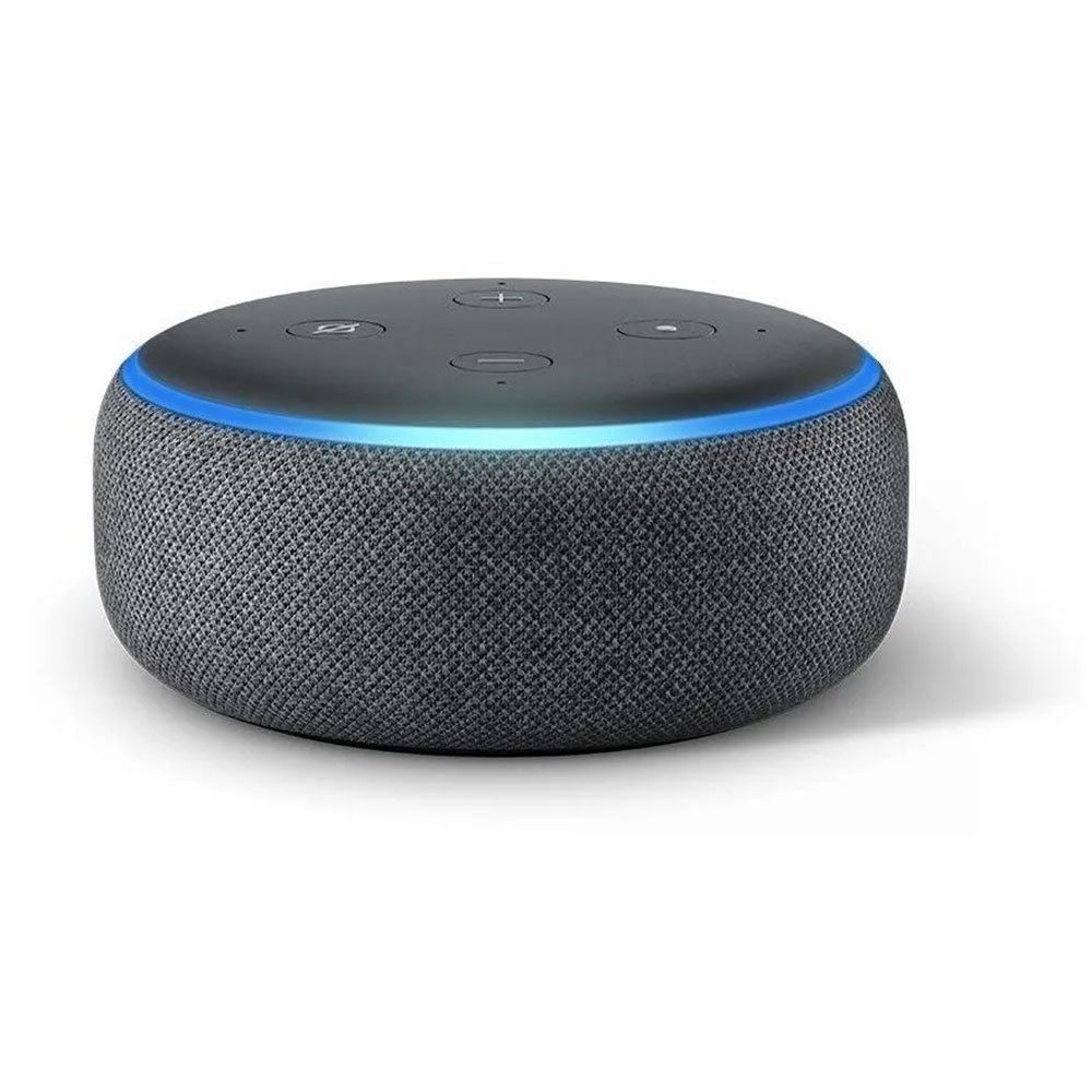 Smart Speaker Amazon Alexa Echo Dot 3 Português Novo