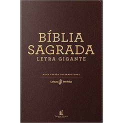 Bíblia NVI | Leitura Perfeita | Letra Gigante | Couro | Marrom