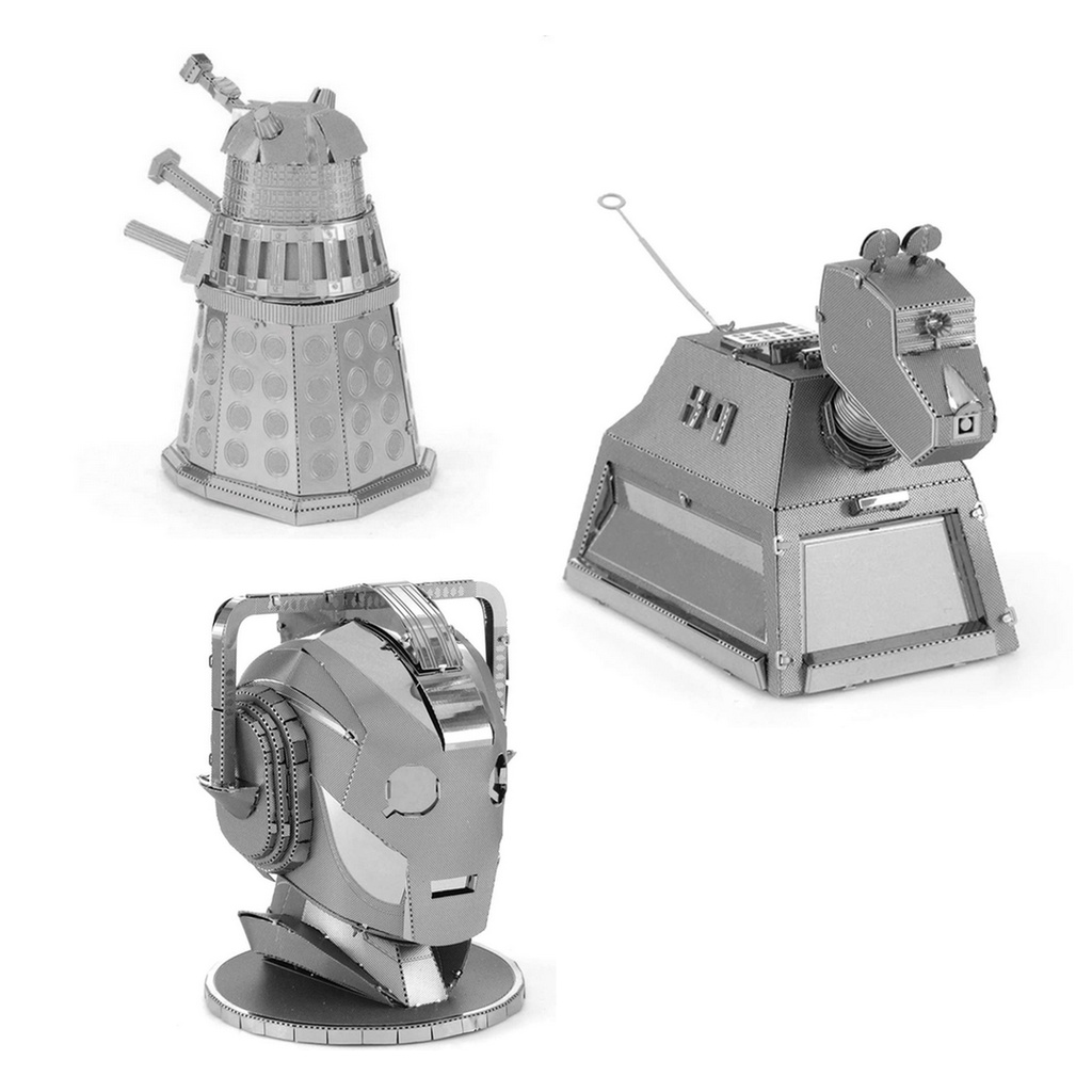 Quebra Cabeça 3D Miniaturas De Metal Para Montar DIY Puzzle - Doctor Who
