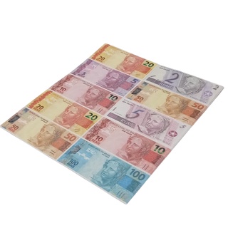Brinquedo Dinheirinho de Mentira com 50 notas | Shopee Brasil