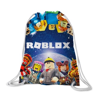 Kit 10 unidades, 20x30cm, Mochila, Mochila Infantil, Mochila Saco, Mochilinha, Sacochila, Roblox