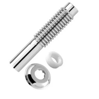 Tubo De Ligação Para Vaso Articulado Sanfonado Metalizado Com Spud em Oferta na Shopee