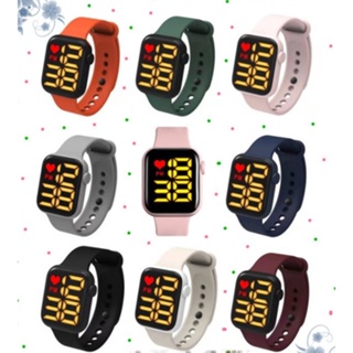 Relógio LED quadrado à prova d'água para feminino e masculino C1 em Oferta na Shopee