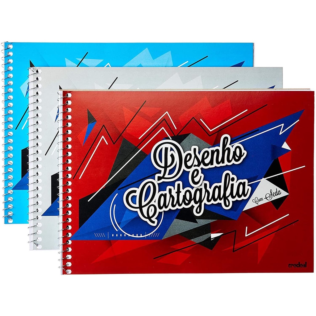 Caderno Desenho Cartografia Universitario 48 Fls Credeal Shopee Brasil 6924