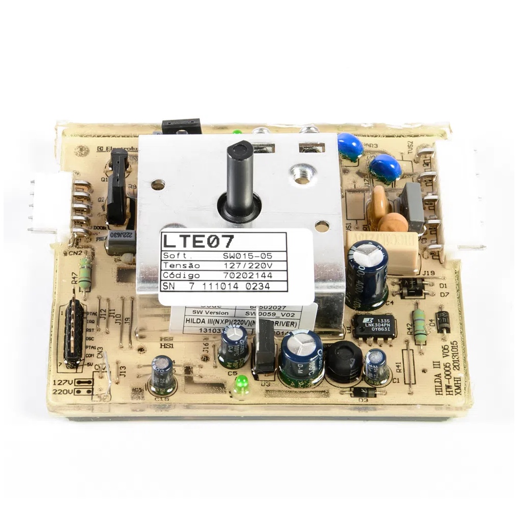 Placa de Potência Lavadora Electrolux LTE07 70202144 Bivolt