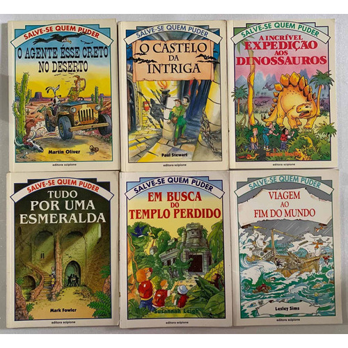 Coleção Salve-se Quem Puder Seis Volumes