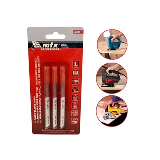 Lâmina Para Serra Tico Tico Aço 3 Peças - Mtx em Oferta na Shopee