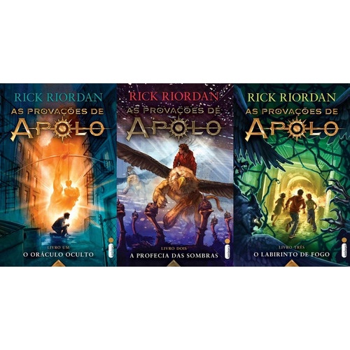 Coleção As Provações De Apolo - Do Vol 1 Ao 3 Rick Riordan