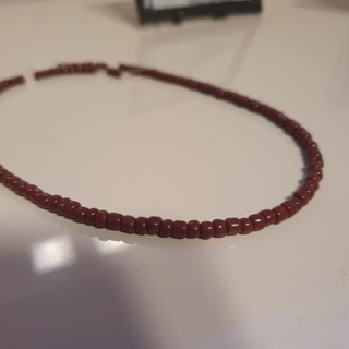 Colar de Miçangas 4mm Marrom / Choker novidade Marrom Miçangas coloridas em Oferta na Shopee