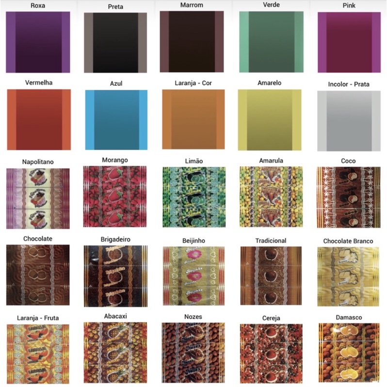 100 Embalagens Para Trufa Bombom Chocolate 15x16 cores Para Doces // em Oferta na Shopee