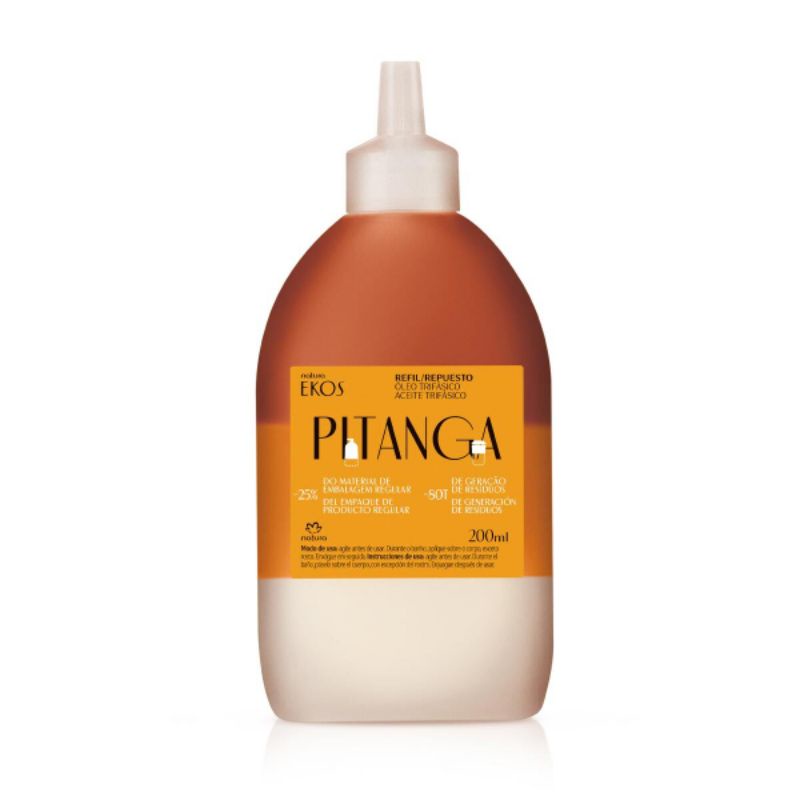 Refil Óleo Trifásico Ekos Natura Pitanga 200ml