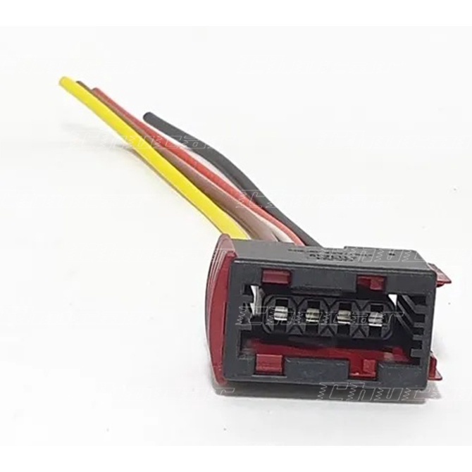 CHICOTE REPARO FAROL BIFOCAL - 4 VIAS FEMEA (2 unidades Par)