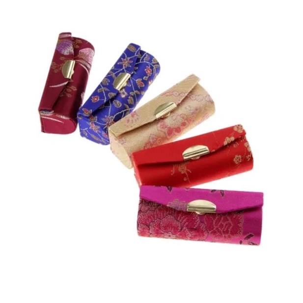 Porta Batom Com Espelho De Bolsa Portátil