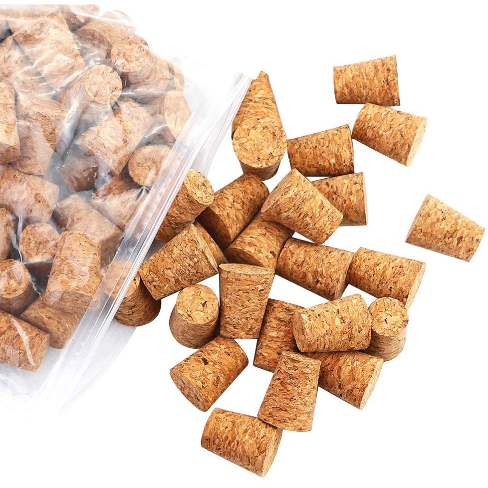 Pacote com 70 Peças Mini Rolhas De Cortiça 19x14x10 - Garrafinha de 50 ml de vidro em Oferta na Shopee