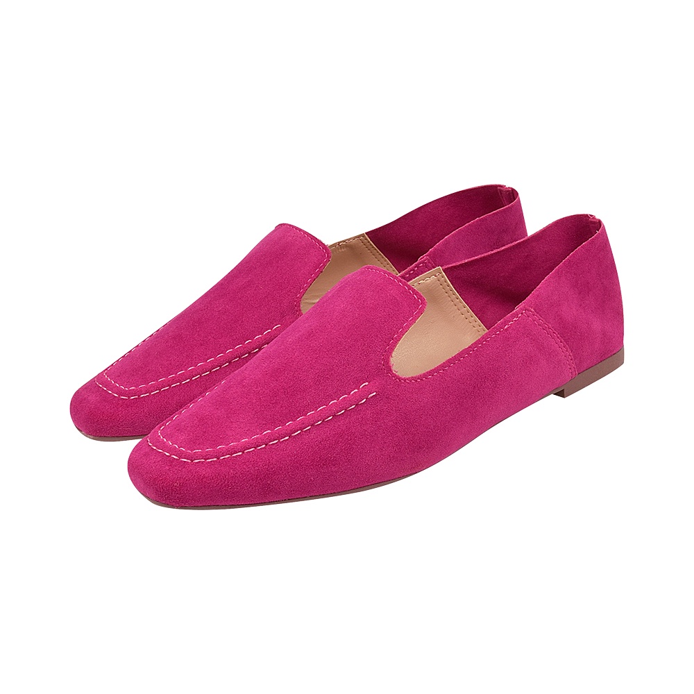 Sapatilha Feminina Mocassim Loafer Camurça em Oferta na Shopee