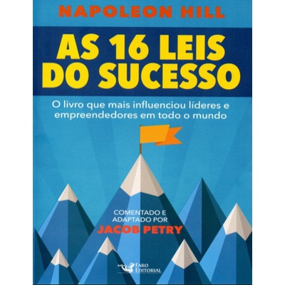 As 16 leis do Sucesso - Napoleon Hill - Encadernado com espiral, Tamanho A5, formato livreto