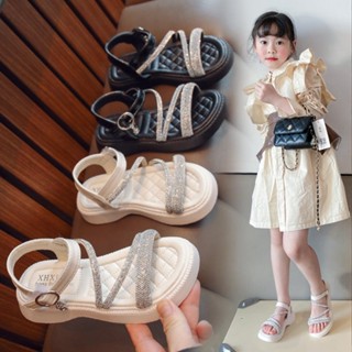Estoque Pronto Sandálias Fofas Para Meninas Estilo Coreano De Fundo Macio Sapatos 2 Cor