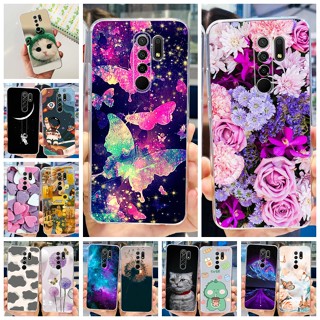 Xiaomi Redmi 9 Estojo Linda Capa De Telefone Borboleta Flor Prime À Prova De Choque Redmi9 De 6,53 Polegadas