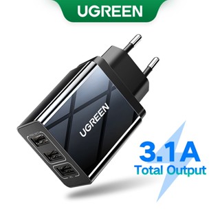 Carregador De Celular UGREEN Original Três Portas USB Rápido Para Samsung Xiaomi Redmi VIVO , OPPO , LG , ASUS