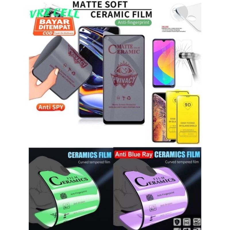 Vidro Temperado LAYAR Hp Oppo A5/A9 2020 | A52 A72 A92 (5G) A33 A53 A53S 2020 5G Capa De Tela Com Cola Completa Anti-Ris