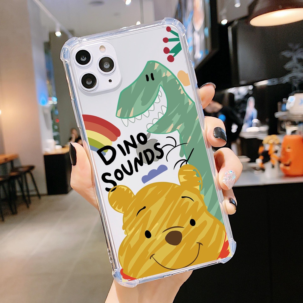 Capa Dino Pooh SAMSUNG A05 A05S A42 M33 M53 5G A3 A5 A7 2015 2016 2017 A310 A320 A510 A520 A710 A720 A6 A8 Plus Estrela