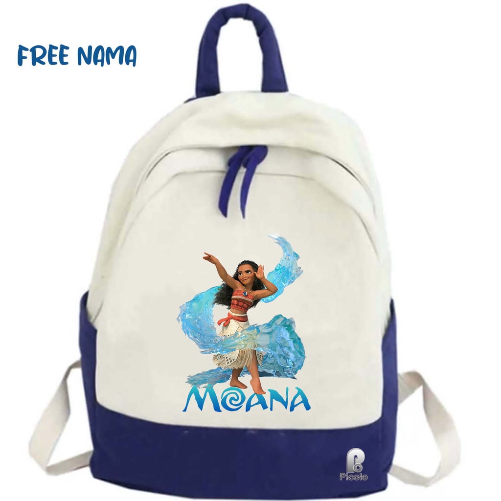 Mochila Escolar MOTIF De Personagem DISNEY MOANA (Nome Gratuito)