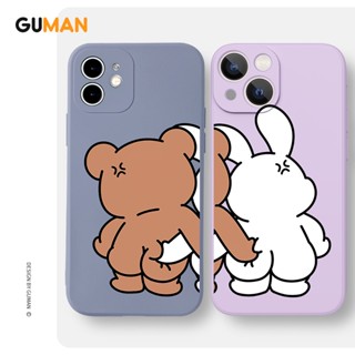 Capa De Celular GUMAN Luxo Silicone Casal Fofa Personalizada Anti Impacto Capinha Compatível Para iPhone 14 13 12 11 Pro Max X XS XR XYB1520