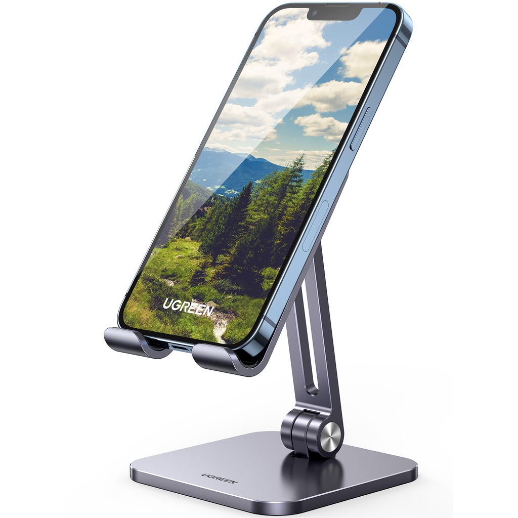 Suporte De Telefone UGREEN De Mesa Celular Ângulo Estável Ajustável De Escritório Alumínio Compatível Com iPhone 14 Pro Max Plus 13 12 11 Samsung Galaxy Ult