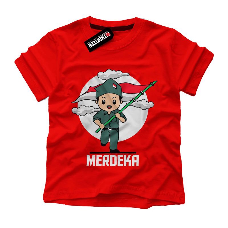 Camiseta Independence Para Crianças De 2 A 10 Anos , Algodão Penteado Dos 30