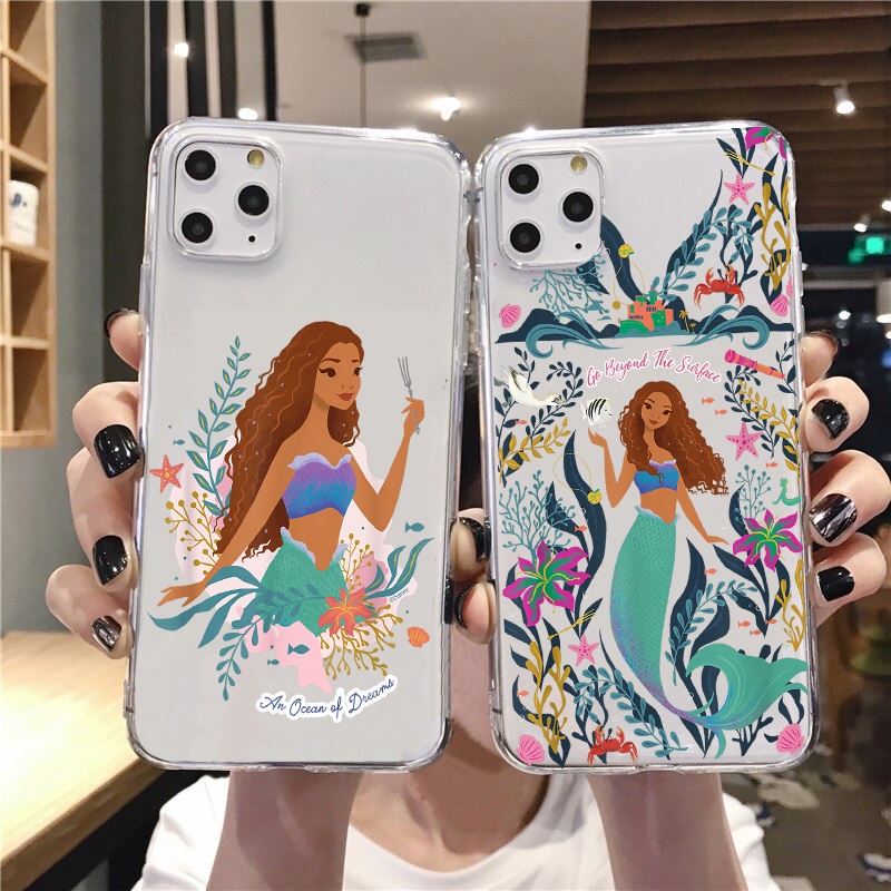 Capa Pequena Sereia SAMSUNG S22 S21 S20 Plus Ultra S20 FE S10 5G S10e Lite S9 S8 S7 S6 Edge S5