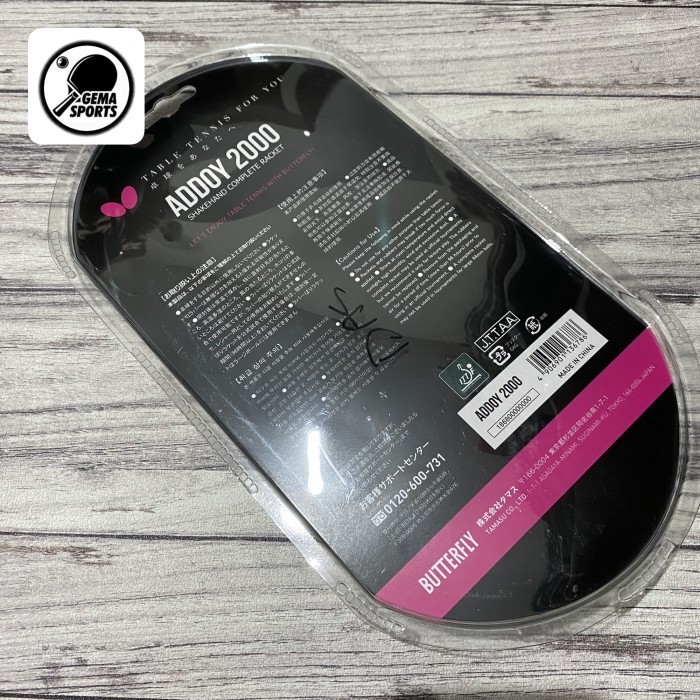 Bet Bat Mesa De Tênis Pingpong Butterfly Addoy 2000 Original