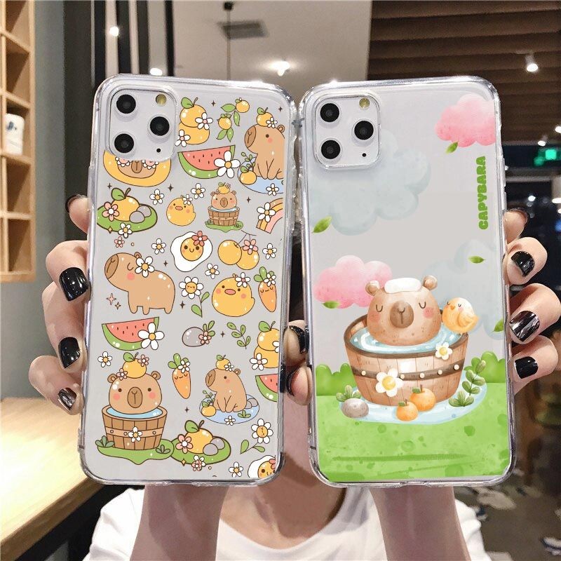Capa CAPYBARA SAMSUNG S22 S21 S20 Plus Ultra S20 FE S10 S10e Lite S9 S8 S7 S6 Edge S5